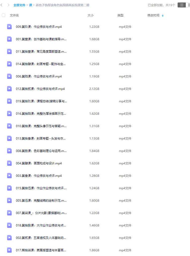 茶也子伪厚涂角色氛围插画系统课第2期2024年,课程,第2张