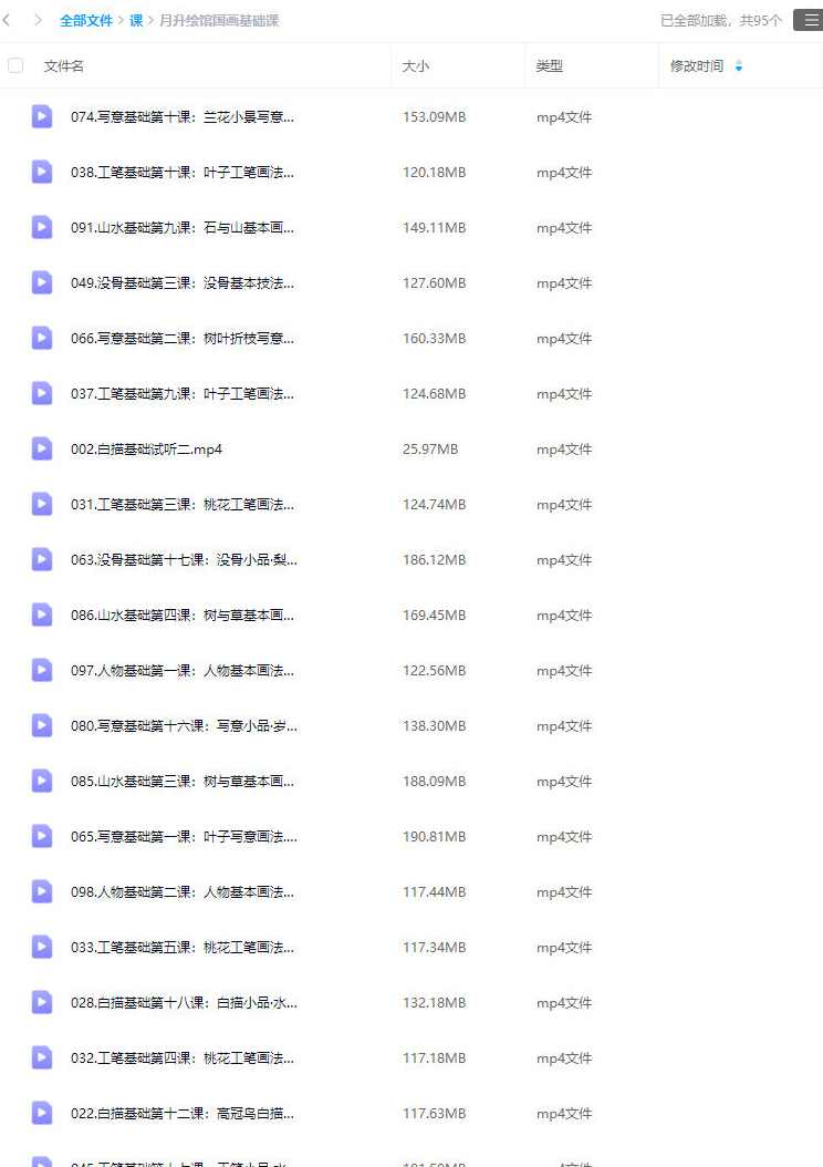 月升绘馆国画基础课,课程,第2张