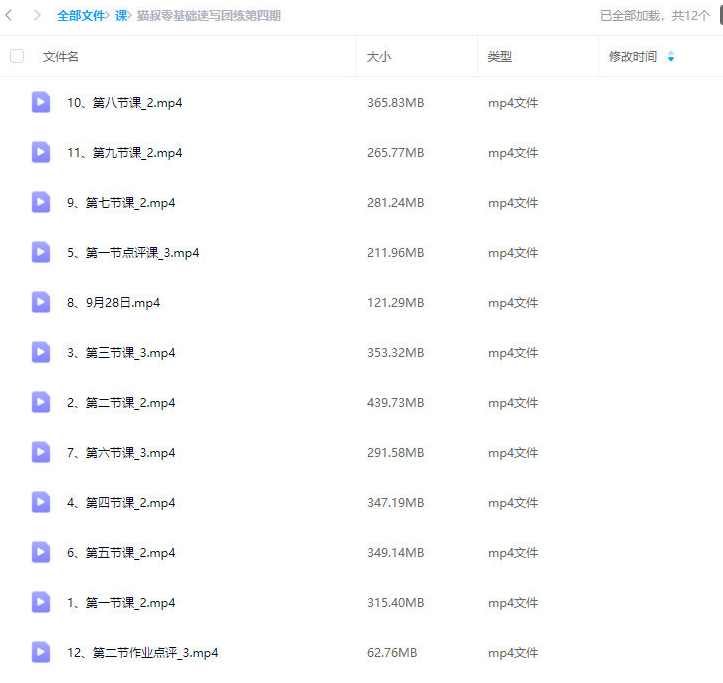 猫叔零基础速写团练第四期2023,课程,第2张
