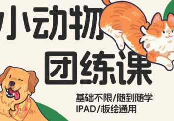 阿瀚的头像插画基础课+小动物插画课