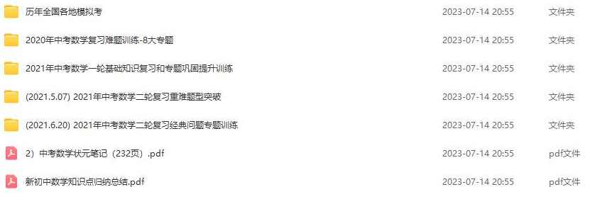中考复习一二轮通用 还有模拟卷和知识点总结 绝对实用,课程,学习,理解,微信,适应,第1张