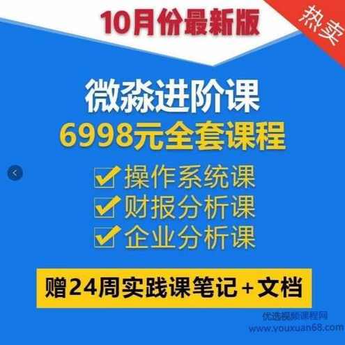 微淼商学院封贺6988财务自由操作系统进阶课全套课程