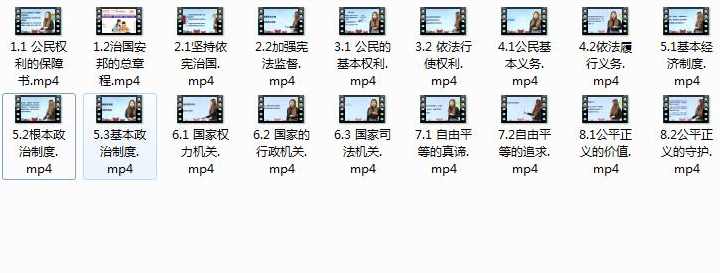部编版八年级(初二)政治下册课本同步辅导视频课程（下学期 18集全）,课程,学习,教育,初二,第2张