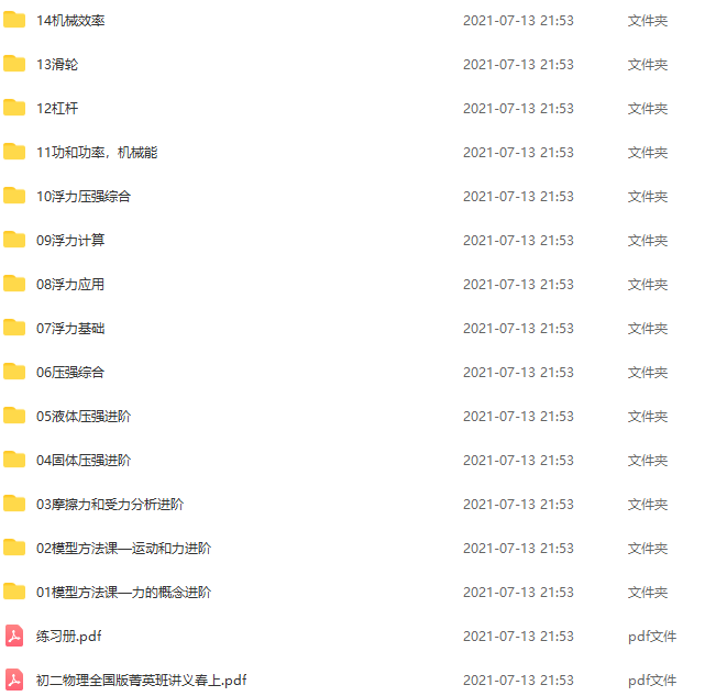 2021年春季课程初二物理箐英班,课程,运动,进步,初二,第2张