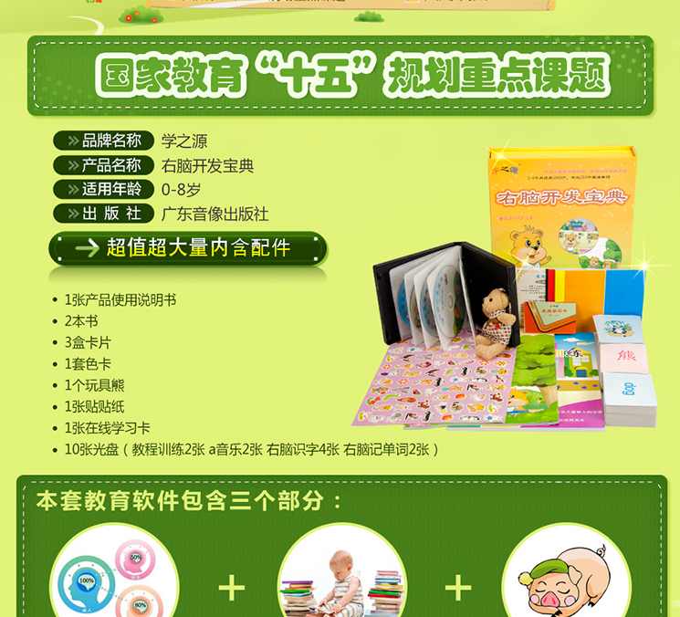 学之源右脑开发宝典 儿童右脑潜能开发多媒体教程共8集,发展,摄影,第1张