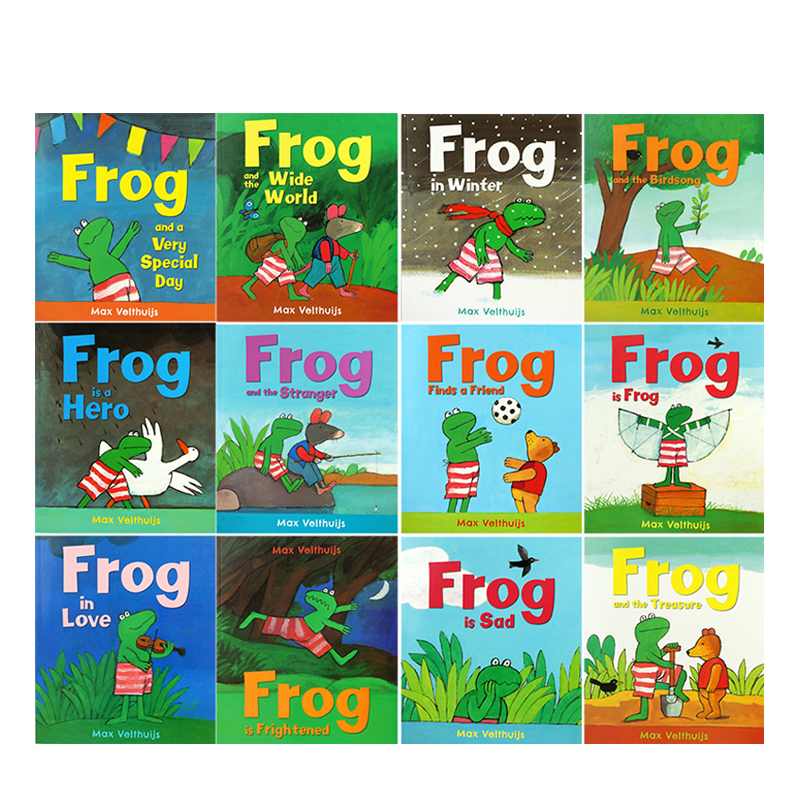 早教教程 《青蛙弗洛格的成长故事》共12册PDF格式 儿童电子绘本故事