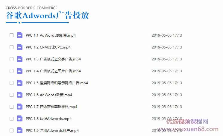 GOOGLE营销推广教程 外贸培训推广谷歌视频课程，谷歌广告营销推广,课程,外贸,第3张