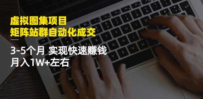 虚拟图集网站训练营项目：矩阵站群自动化成交，3-5个月实现快速赚钱月入1W+左右,课程,学习,发展,直播,健康,第1张