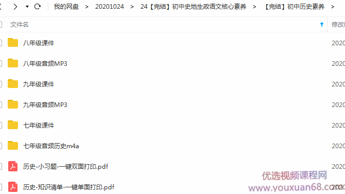 初中史地生政语文核心素养【初中全年级通用音频+PDF】,课程,第7张