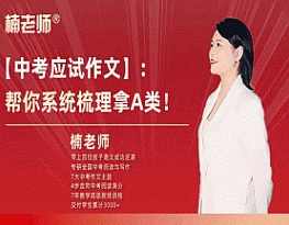 楠老师中考作文提分训练营