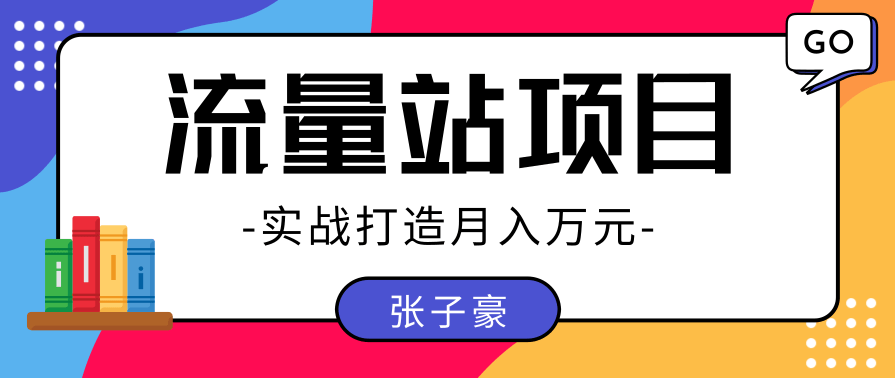 张子豪：实战打造月入万元的流量站的项目，项目不耗时间，可长期操作！,专业,定位,服务器,SEO,第1张