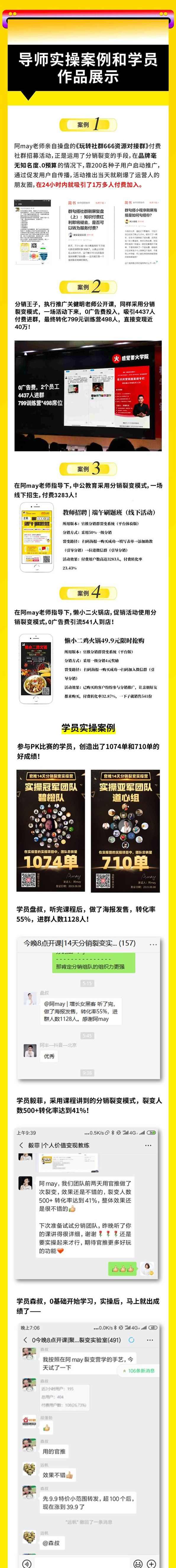 《14天分销裂变实操营》几天就裂变出10000+付费用户，月入几万到上百万,课程,学习,成长,第4张