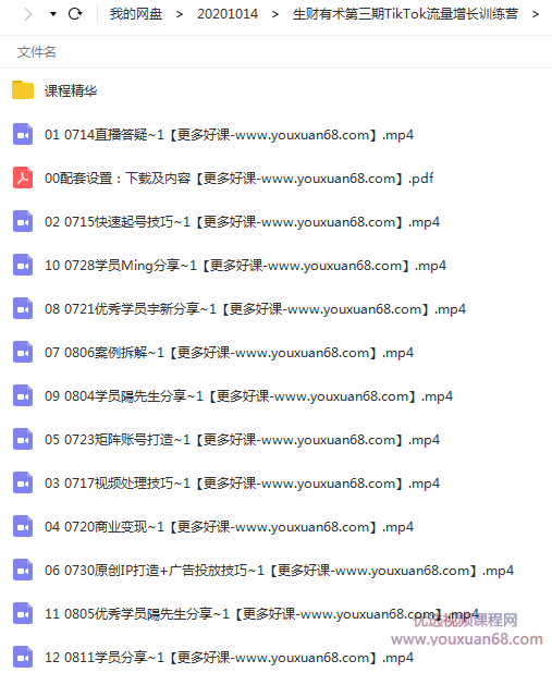 2020最新TIKTOK流量增长训练营(完结)附PPT,发展,第2张 2020最新TIKTOK流量增长训练营(完结)附PPT,发展,第2张