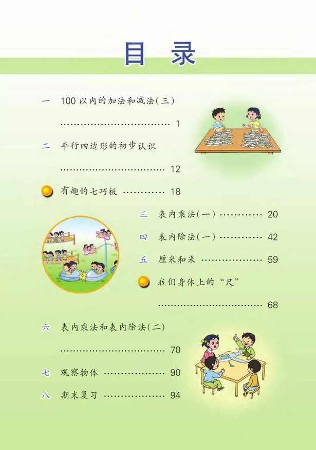 小学数学 苏教版小学数学二年级上册名师讲座,第1张