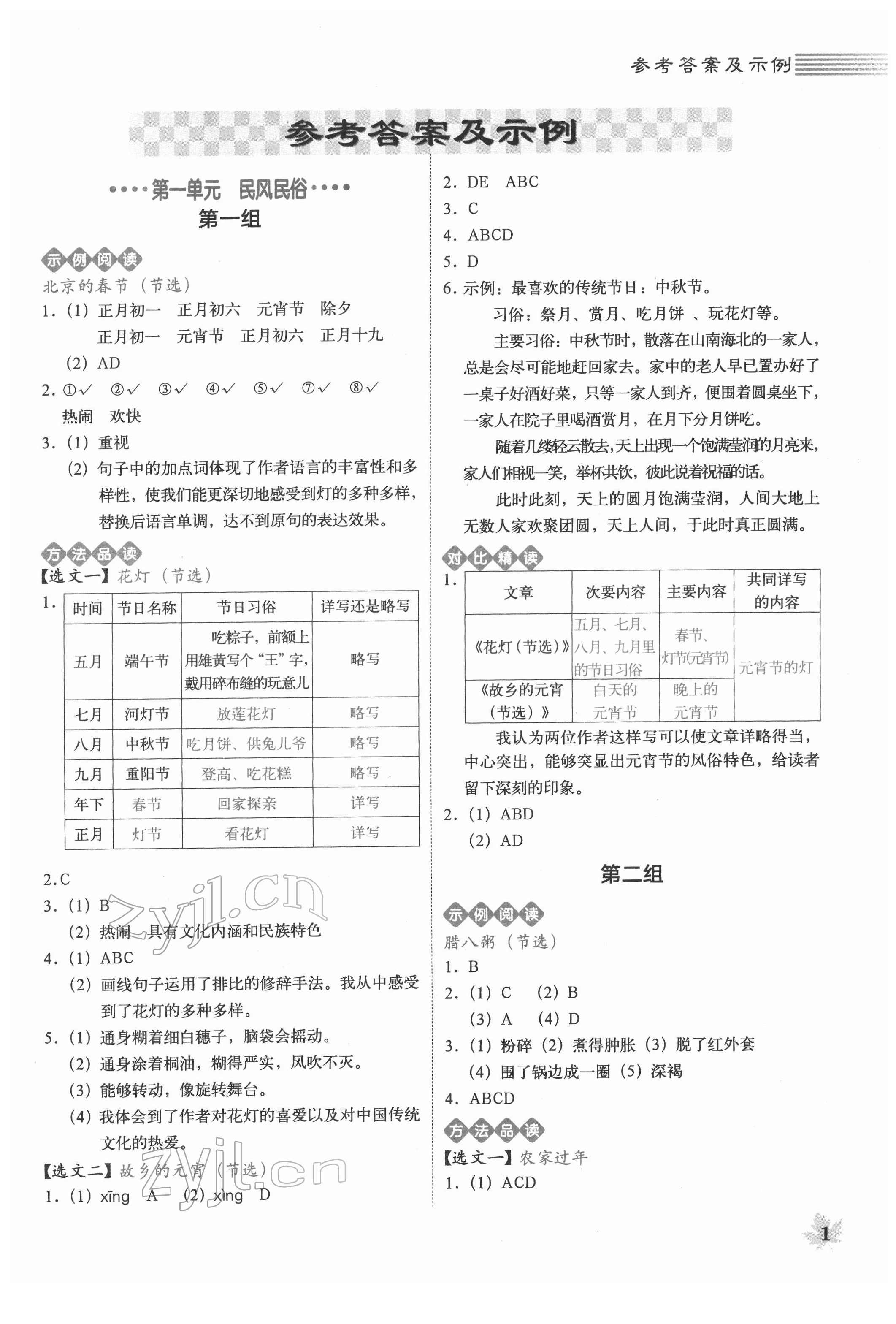 小学语文 六年级语文年卡目标班（沪教版）