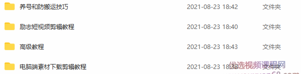抖音励志语录制作教程+养号+搬运技巧，实操10分钟快速剪辑成品视频,课程,模板,去水印,第2张
