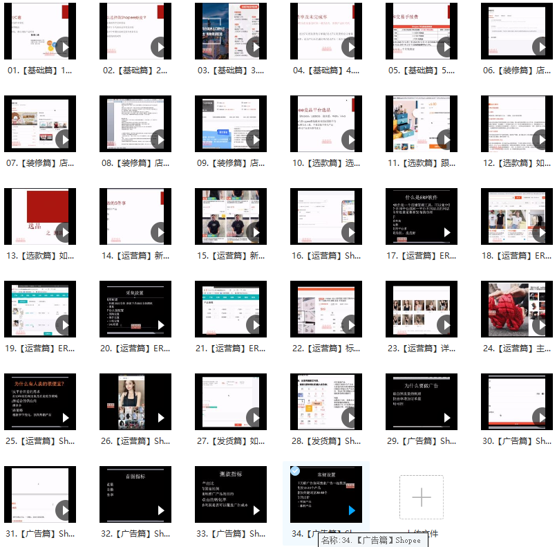 2021东南亚跨境电商Shopee实战运营课程，0基础、0经验、0投资的副业项目,课程,电商,电子商务,副业,第1张
