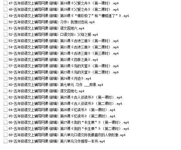 部编版小学五年级语文上册课本知识点同步教学视频(上学期 69小讲),课程,学习,小说,漫画,第2张