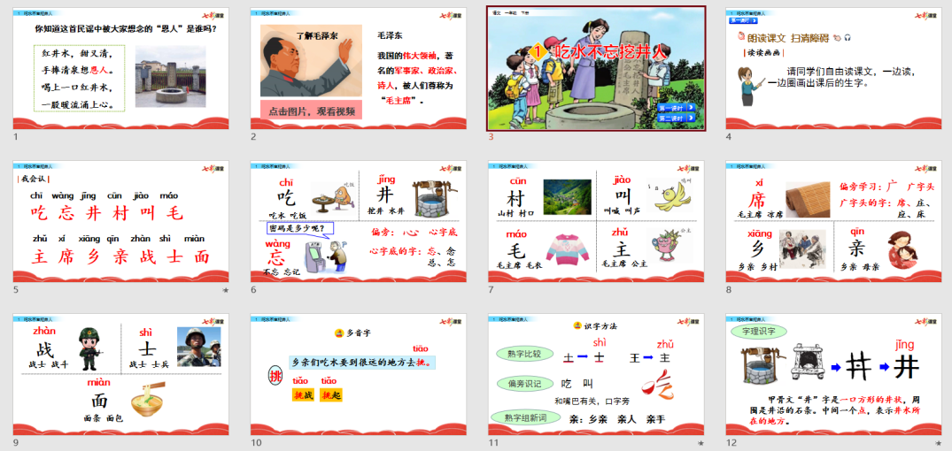 2020统编版小学语文1-6年级下册课件教案+视频,第1张