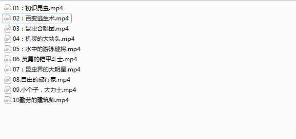 《昆虫世界探秘》全套视频（10集）,课程,第2张