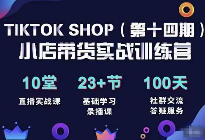 TikTokShop全球店带货训练营（14期）打开全球流量新思维，出海抢占全球新流量，一店卖全球,课程,学习,直播,团队,第1张