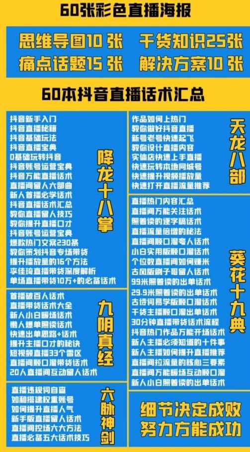 2022抖音快手新人直播带货全套爆款直播资料，看完不再恐播不再迷茫,课程,直播,第1张