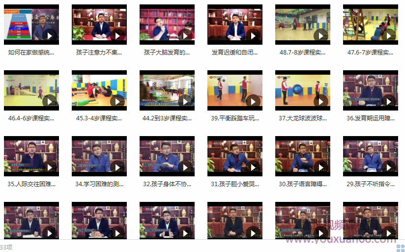 儿童孩子感统(感觉统合)训练师培训班中级培训课程教学视频,课程,学习,发展,专业,理解,第2张