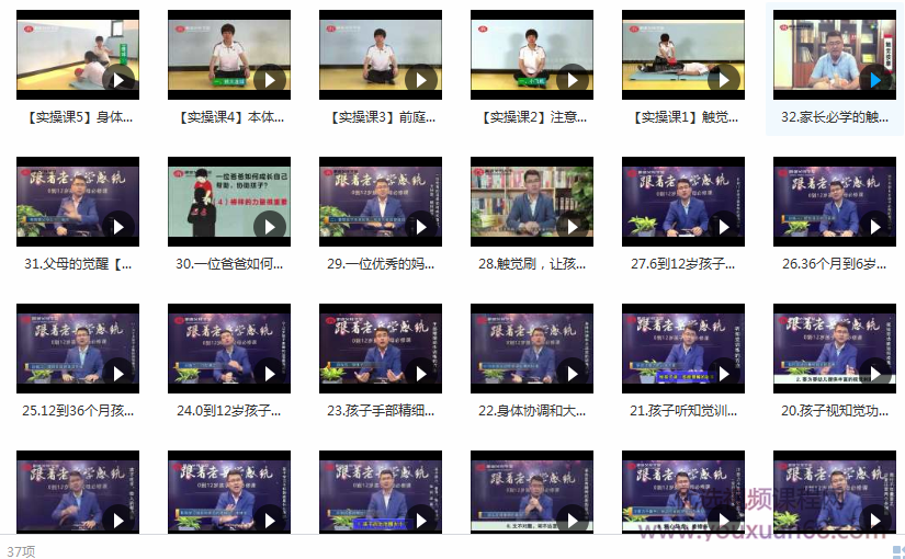 32节课系统学习儿童感统训练课程-宝宝感统失调培训教学视频全集(理论+实操),课程,学习,发展,成长,运动,第2张 32节课系统学习儿童感统训练课程-宝宝感统失调培训教学视频全集(理论+实操),课程,学习,发展,成长,运动,第2张