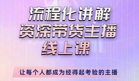 婉婉-主播拉新实操课，流程化讲解资深带货主播，让每个人都成为经得起考验的主播,课程,第1张