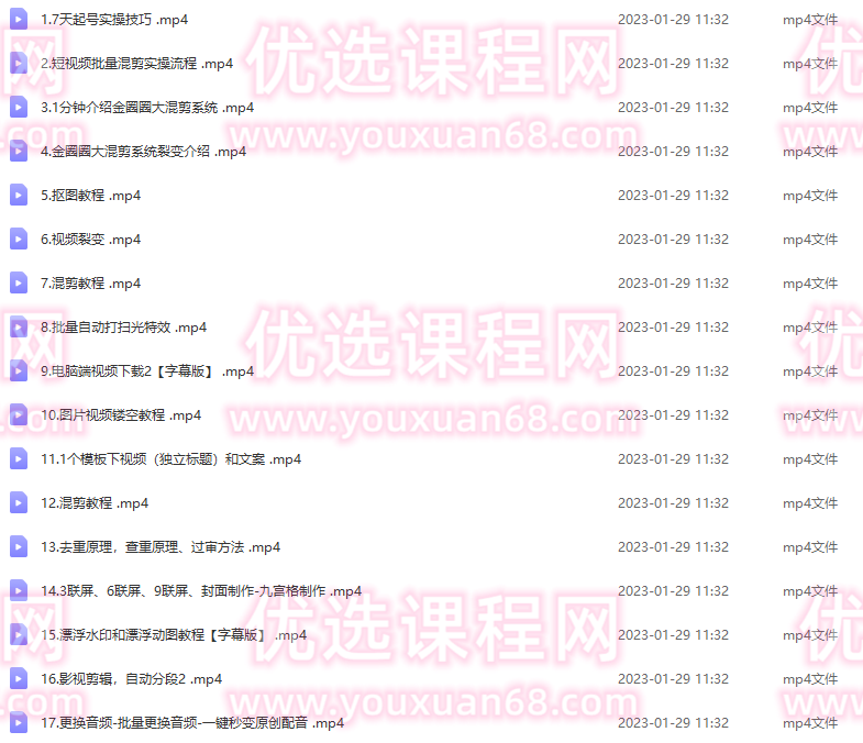 金圈圈·黑科技大混剪系统，2023掌握一键批量制作100条原创视频能力,第2张