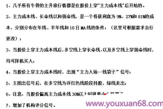 【指标】通达信【主力成本】主图/选股指标 一眼明悟主力成本 抄底主力持股无忧,第2张