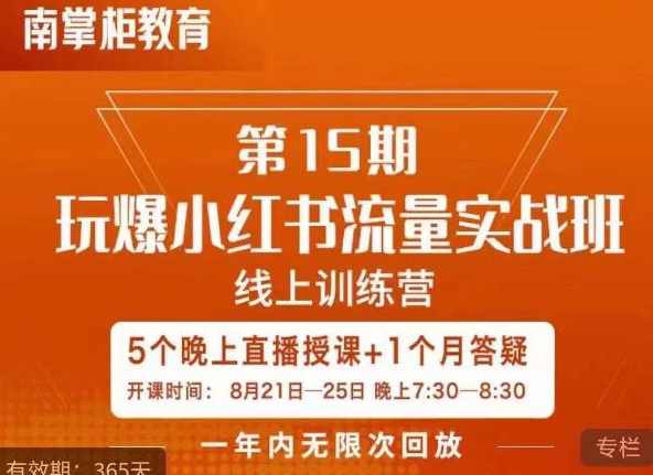 辛言玩爆小红书流量实战班，小红书种草是内容营销的重要流量入口