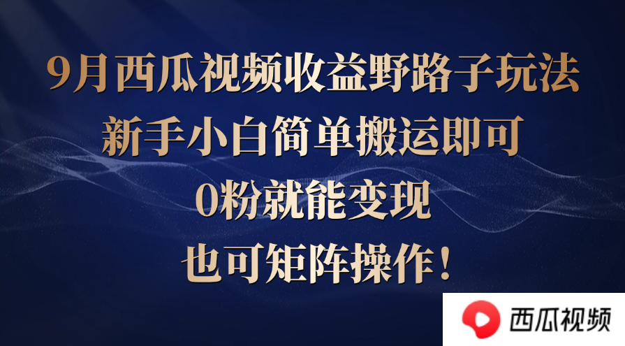西瓜视频收益野路子玩法，新手小白简单搬运即可，0粉就能变现，也可矩阵操作【项目拆解】,坚持,第1张