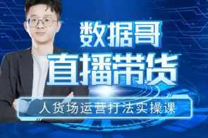 数据哥直播带货－2023直播带货人货场运营打法实操课,课程,管理,直播,第1张
