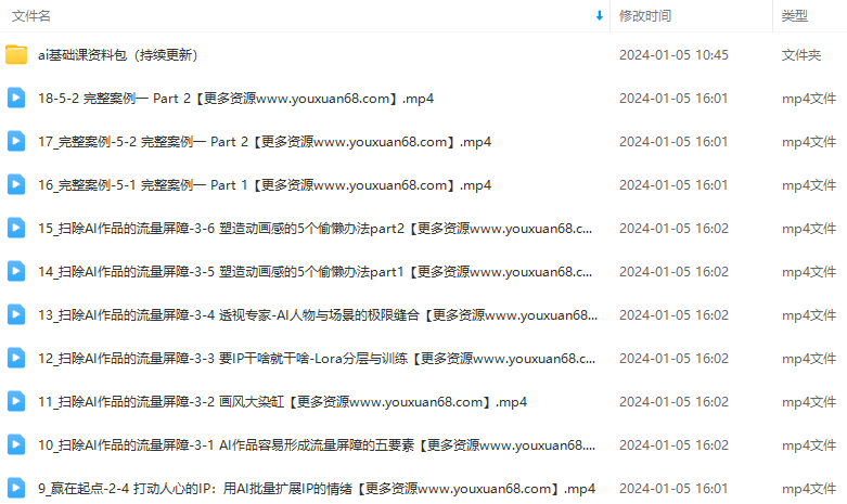 有点意思的小绿Ai起号爆款纲要(视频课)，带ai基础课资料包,课程,第2张