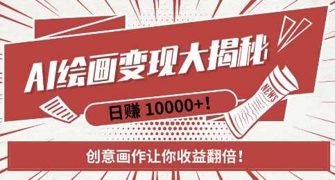 AI梦境绘画致富秘籍，复制粘贴，新手也能快速掌握，创意画作让你收益翻倍,理解,定位,艺术,健康,支付,第1张