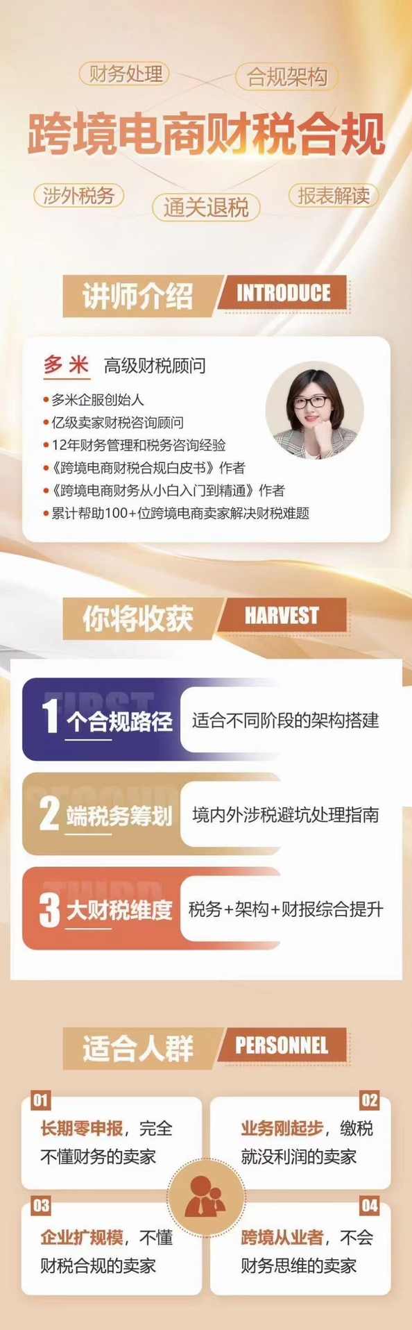 跨境老板财税合规特训营,规避财税风险、提升企业利润,学习,管理,理解,电商,创新,第2张 跨境老板财税合规特训营,规避财税风险、提升企业利润,学习,管理,理解,电商,创新,第2张