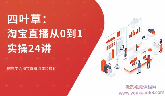 四叶草淘宝直播从0到1实操24讲-彻底学会淘宝直播引流和转化,课程,直播,脚本,第1张