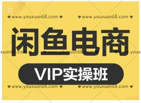 鱼客·闲鱼电商零基础入门到进阶VIP实战课程,帮助你掌握闲鱼电商所需的各项技能,课程,发展,专业,电商,电子商务,第1张 鱼客·闲鱼电商零基础入门到进阶VIP实战课程,帮助你掌握闲鱼电商所需的各项技能,课程,发展,专业,电商,电子商务,第1张