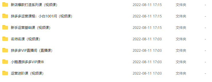 拼多多运营课程合集：从新手到运营进阶，轻松打爆爆款（全套系统课程）,课程,学习,直播,专业,目标,第2张
