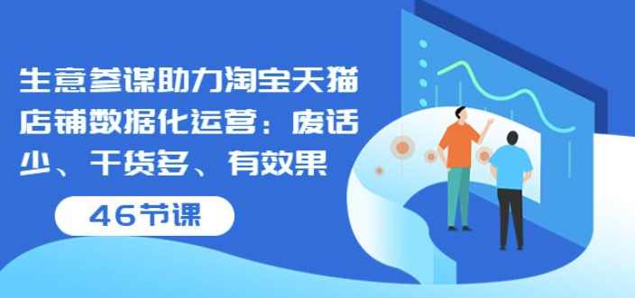生意参谋助力淘宝天猫店铺数据化运营：废话少、干货多、有效果（46节课）,课程,管理,竞争,数据分析,第1张