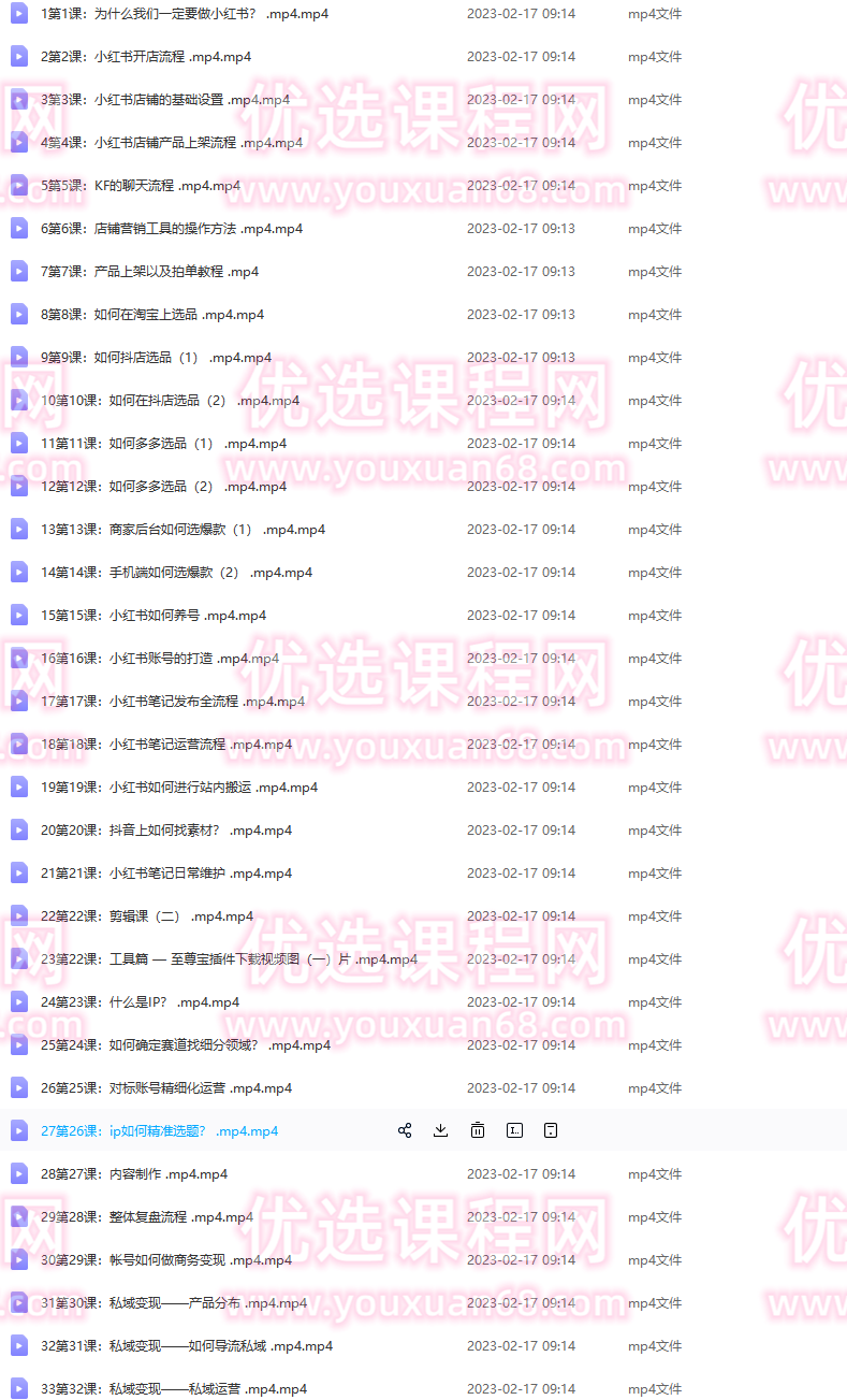 小红书电商运营从入门到精通，开店篇+选品篇+笔记篇+剪辑篇+赛道篇+内容篇+私域篇,电商,电商运营,第2张