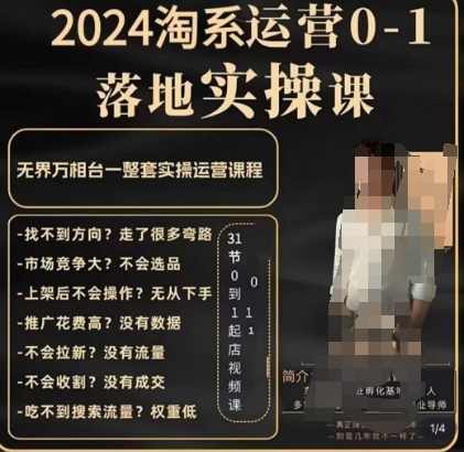 老肥电商·2024淘系运营从0-1落地实操课，无界万相台一整套实操运营课程,课程,竞争,电商,第1张