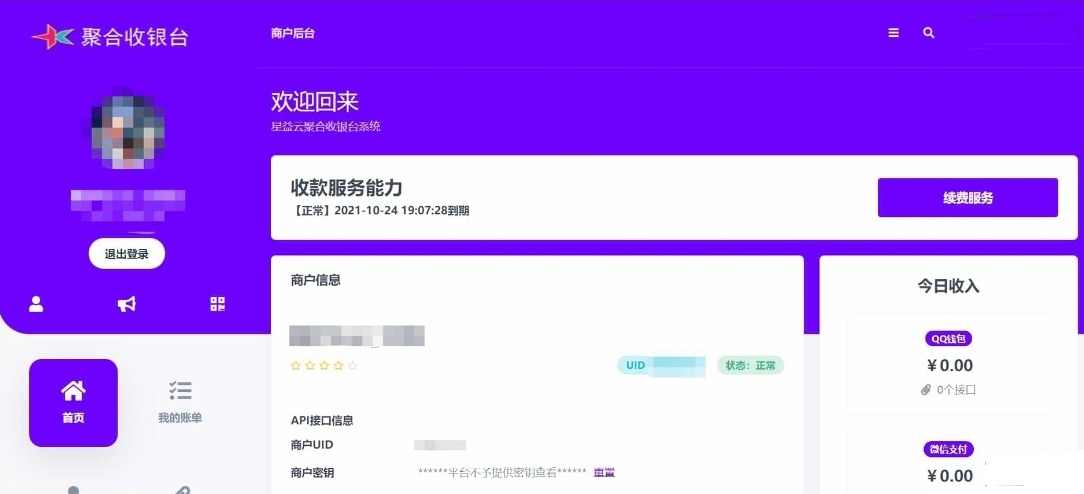 聚合收银台 聚合扫码一站式 即三网合一收款码 聚合收银系统,微信,模板,支持,收款,第2张