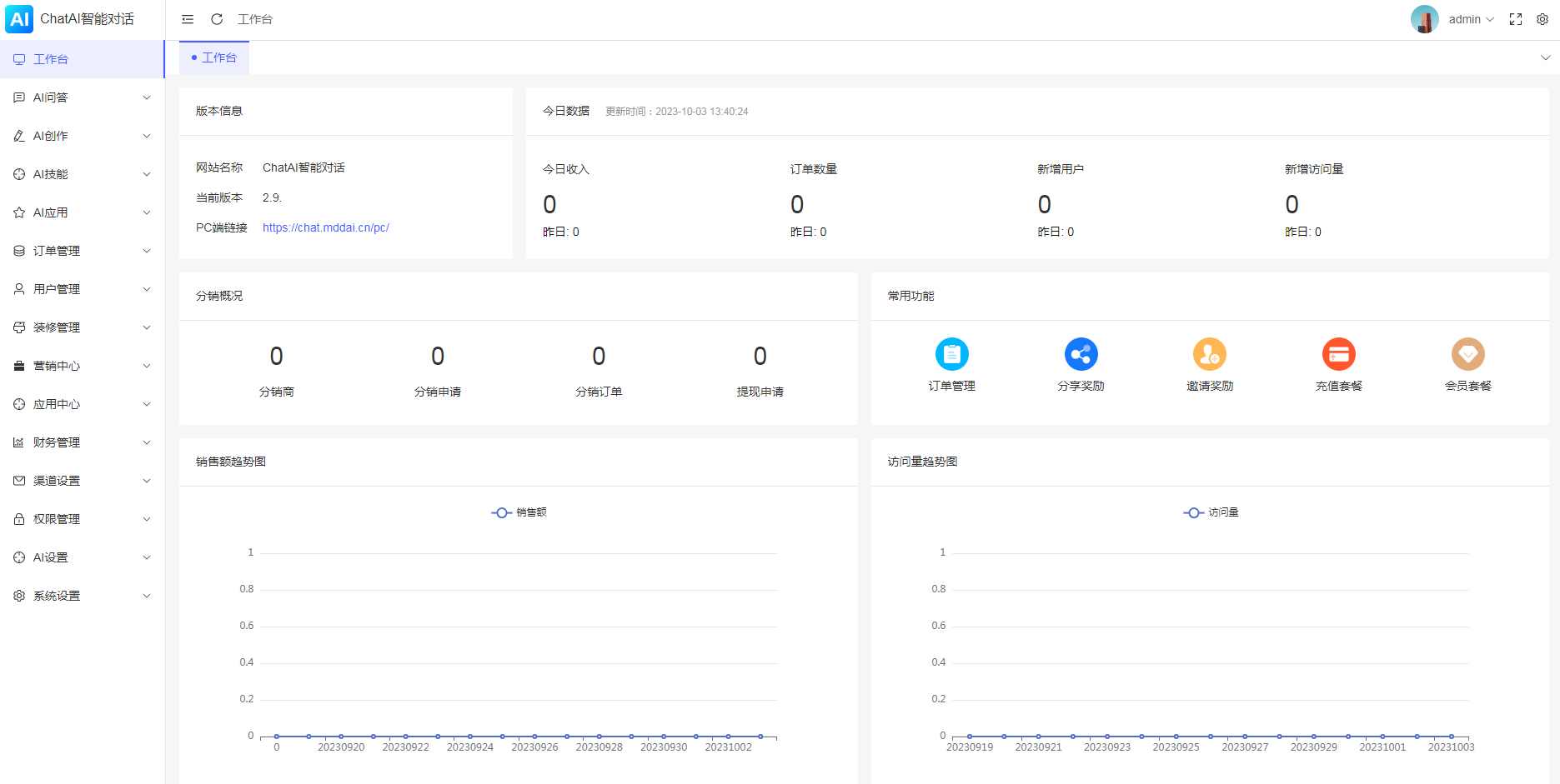 码多多ChatAI智能聊天系统-PHP源码版V2.5.0,学习,管理,小程序,PHP源码,第2张