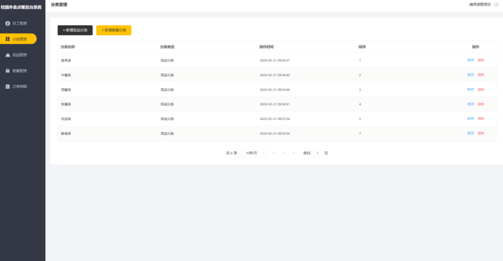 基于 SpringBoot 和 Vue 的开发 校园点餐订餐外卖跑腿Java源码,管理,支付,SEO,Java源码,第3张