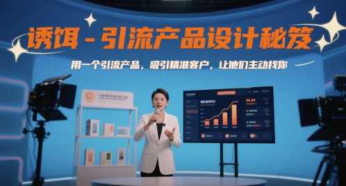 诱饵-引流产品设计秘笈，用一个引流产品，吸引精准客户，让他们主动找你,课程,第1张