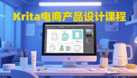 Krita电商产品设计课程，掌握从工具使用到创意落地的全链路设计能力,课程,专业,电商,服务器,第1张
