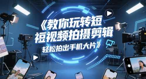 三旬老汉《5G短视频拍摄剪辑》,轻松拍出手机大片,课程,学习,摄影,视频制作,美女,第1张 三旬老汉《5G短视频拍摄剪辑》,轻松拍出手机大片,课程,学习,摄影,视频制作,美女,第1张