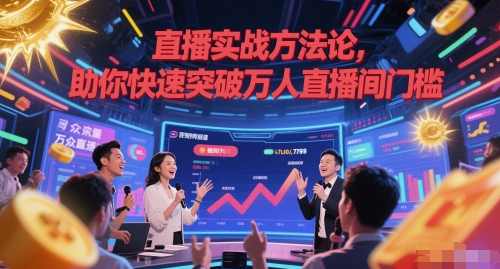 直播实战方法论，助你快速突破万人直播间门槛,课程,管理,直播,目标,定位,教育,电商,人工智能,恋爱,内容营销,第1张
